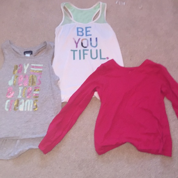 Two lightly worn tanks,One long sleeve tee. - Picture 4 of 4